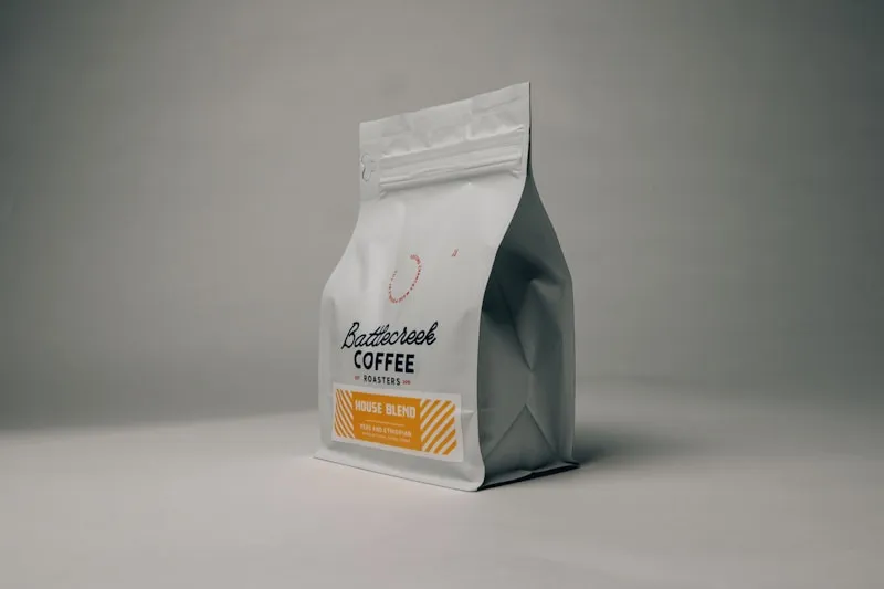 Original product photo of a coffee bag on a plain background