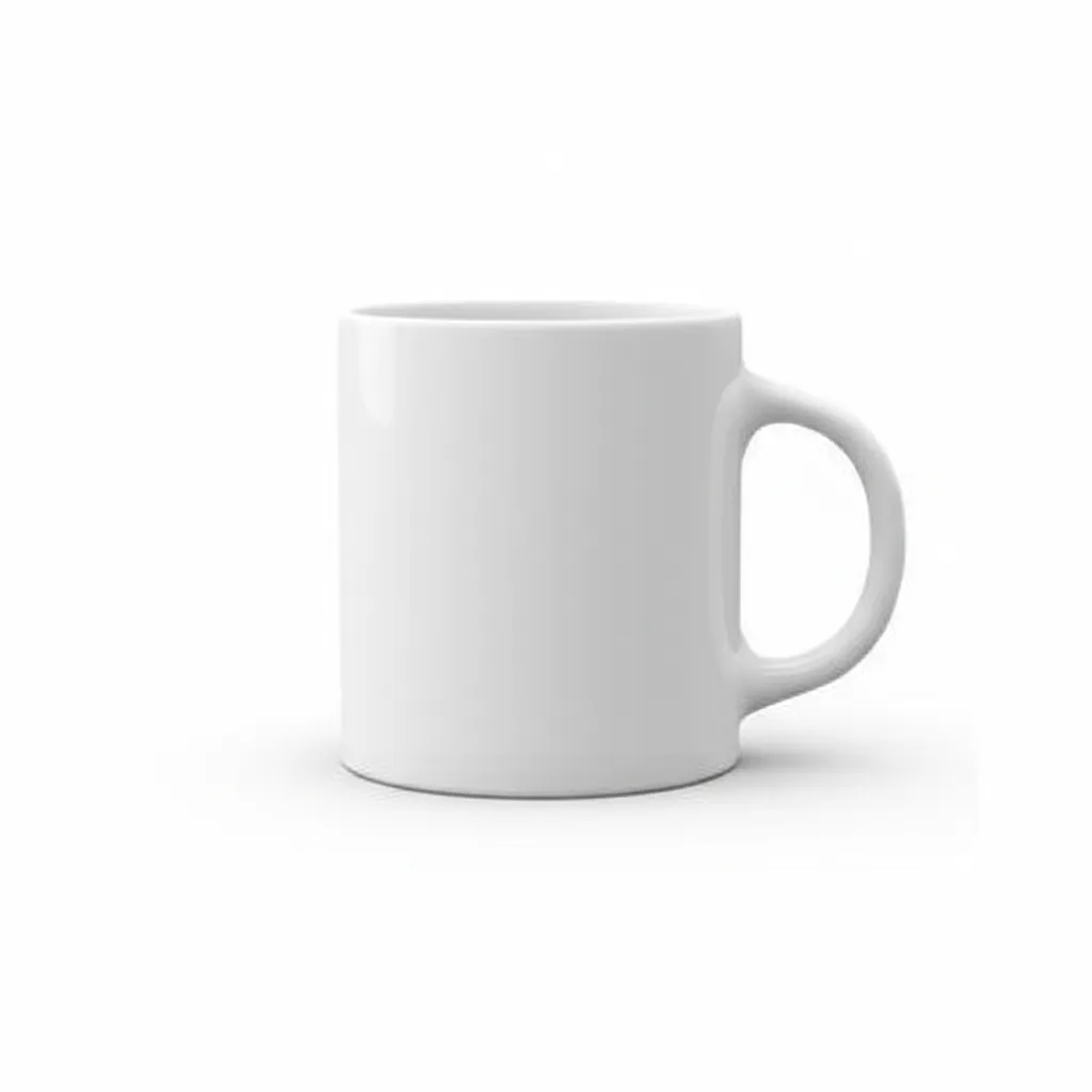 Clean white-background product photo of a ceramic coffee mug
