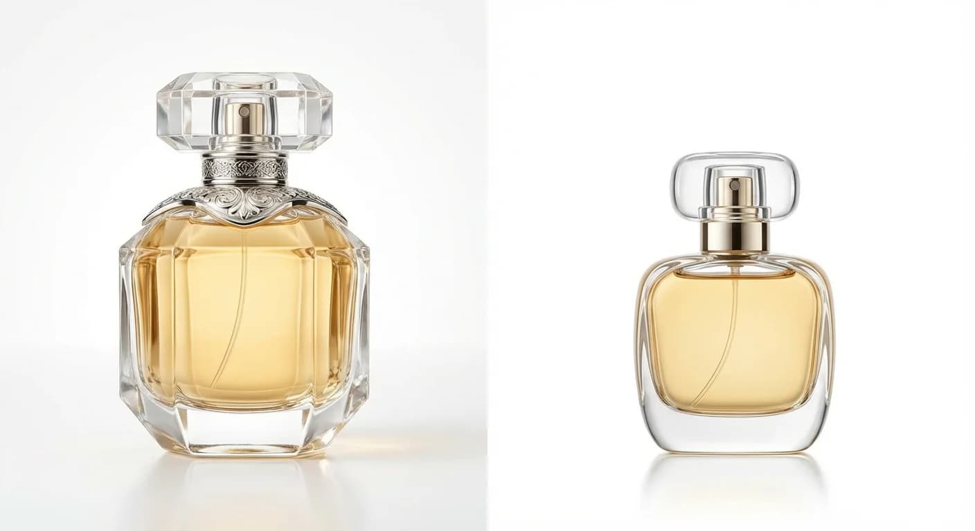 Before and after comparison showing the impact of image compression on product photo quality