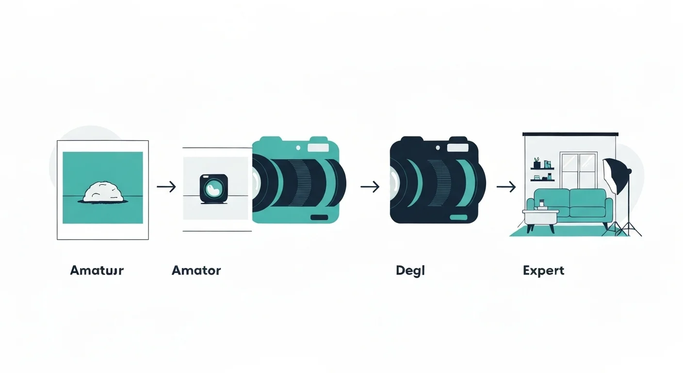 Product photography transformation from rough concept to professional lifestyle photo for Shopify store