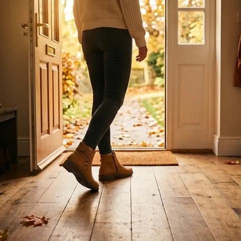 AI generated leather boots photo 3