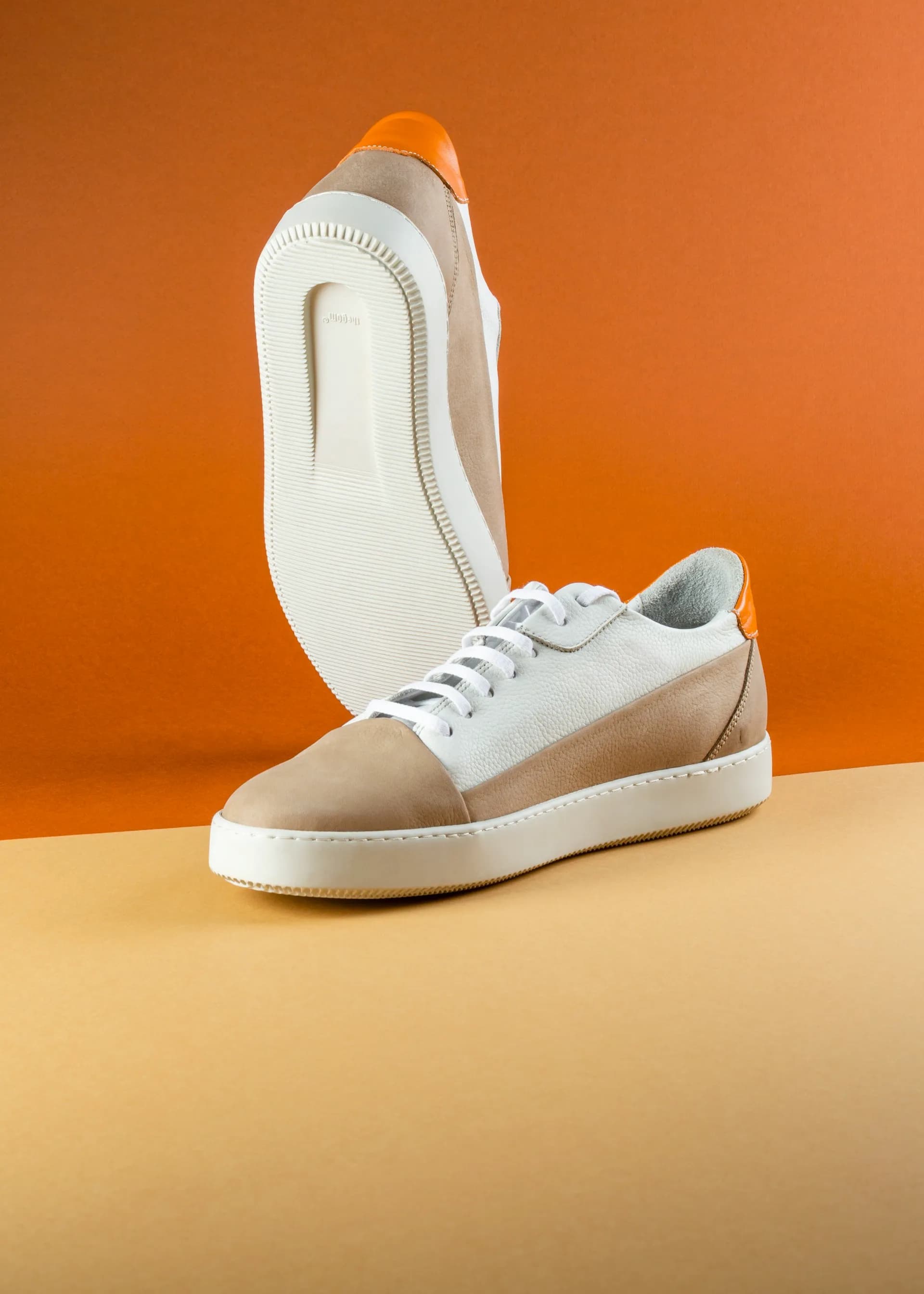 Original plain sneakers product photo before AI processing